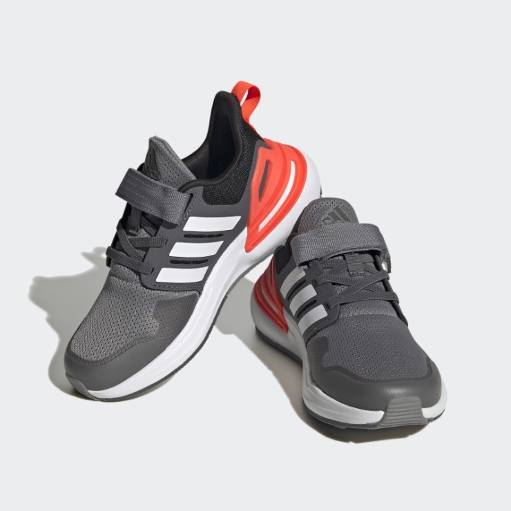 Adidas Rapidasport Bounce Elastic Lace Top Strap Zapatos Gris