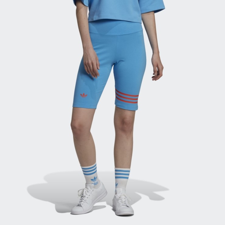 Azul Adidas Adicolor Neuclassics Bicicleta Leggins