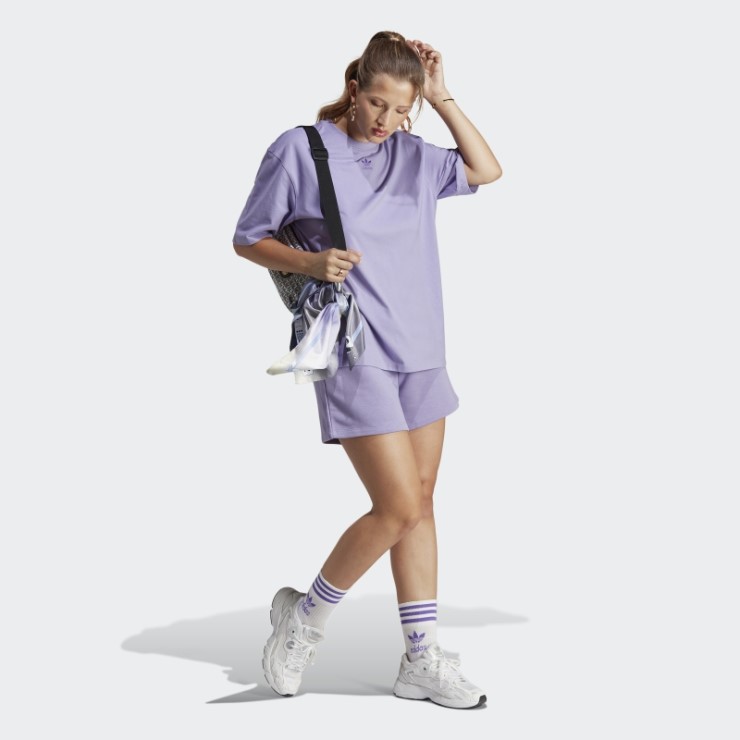 Camiseta Lila Adidas Adicolor Essentials