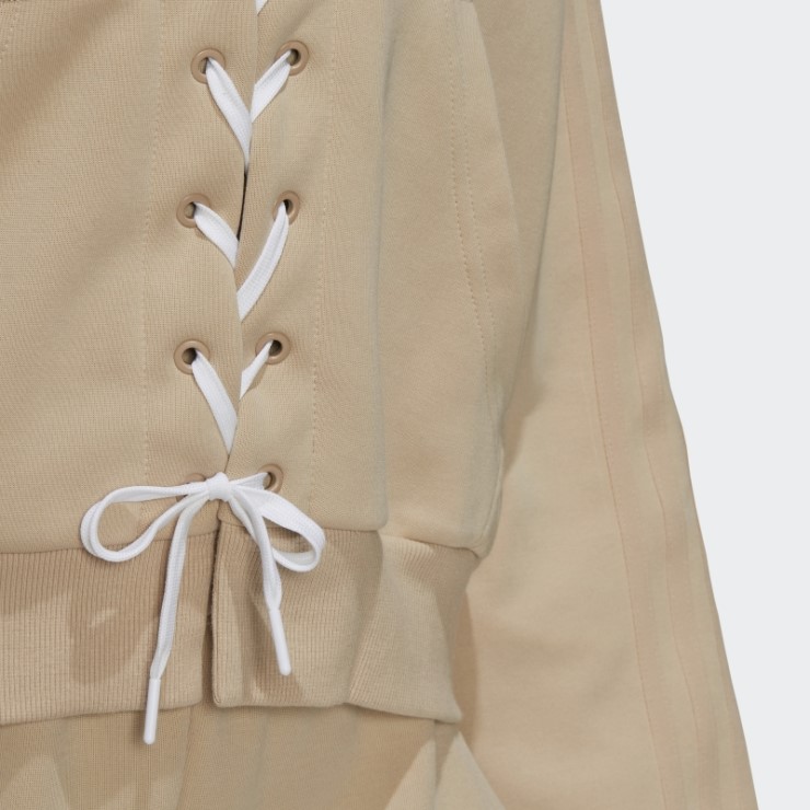 Adidas Sudadera Beige Con Cordones Always Original