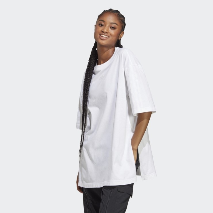 Camiseta Adidas Dance Oversize Blanca