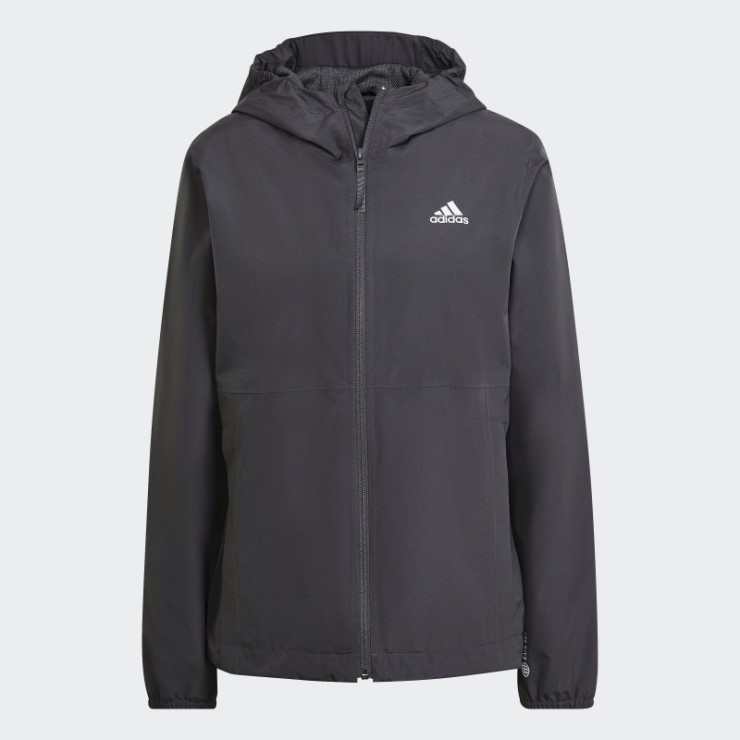 Chaqueta Essentials Rain.rdy Adidas Gris