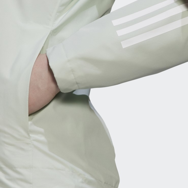 Chaqueta Adidas Bsc 3-stripes Rain.rdy Verde