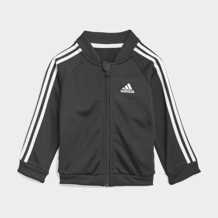 Adidas Chándal Negro De Tricot Con 3 Rayas