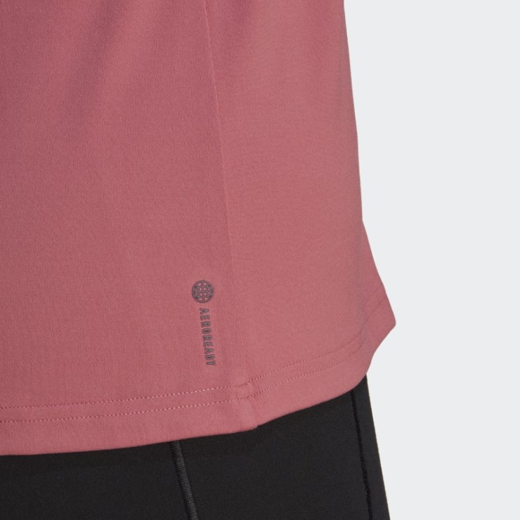 Camiseta Sin Mangas Rosa Studio Adidas