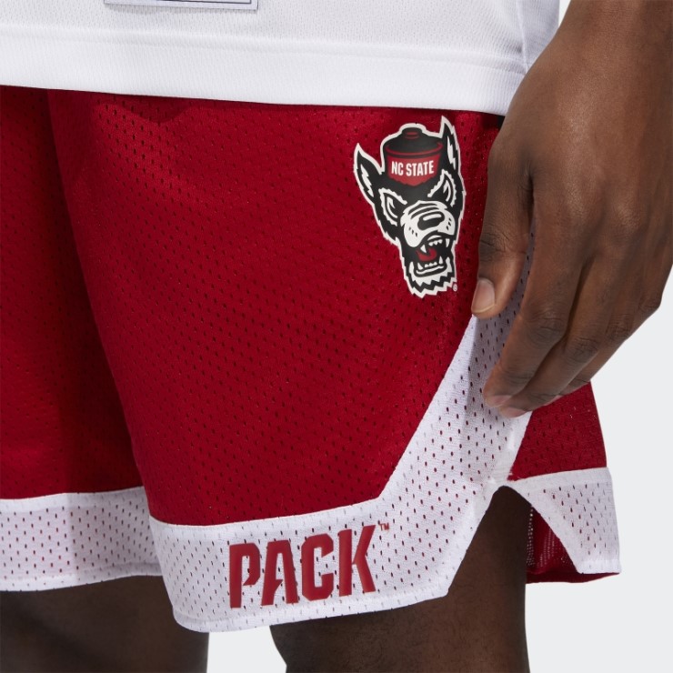 Pantalones Cortos Adidas Rojos Wolfpack Swingman