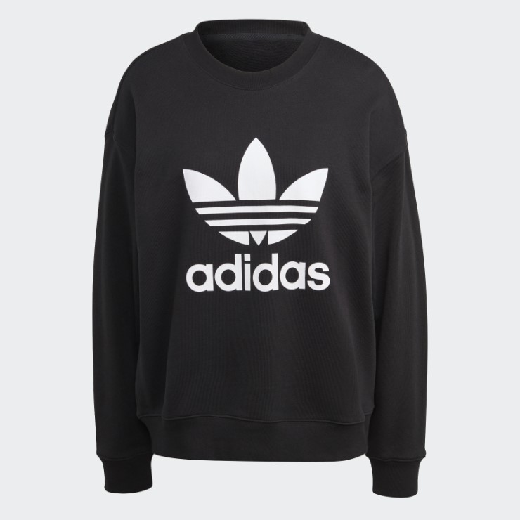 Sudadera Con Capucha Trefoil Adidas Negra