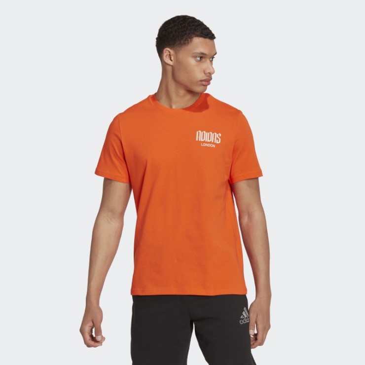 Camiseta London Graphic Naranja Adidas