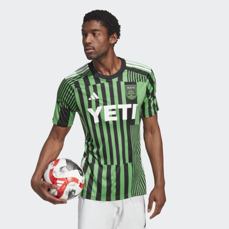 Camiseta Adidas Austin Fc 23/24 Primera Equipación Blanco Caliente