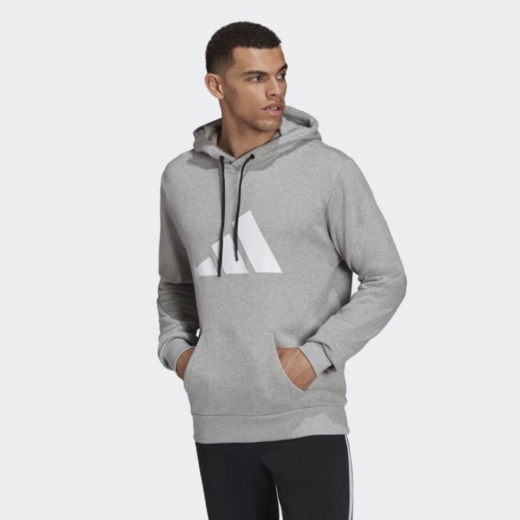 Sudadera Con Capucha Future Icons Logo Graphic Gris Medio Adidas