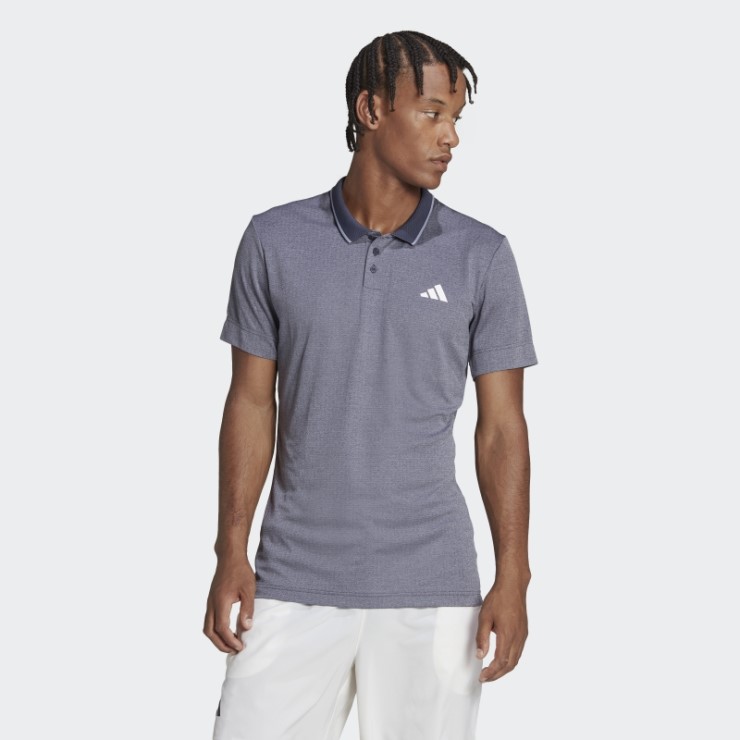 Polo Azul Marino Adidas Tennis Freelift