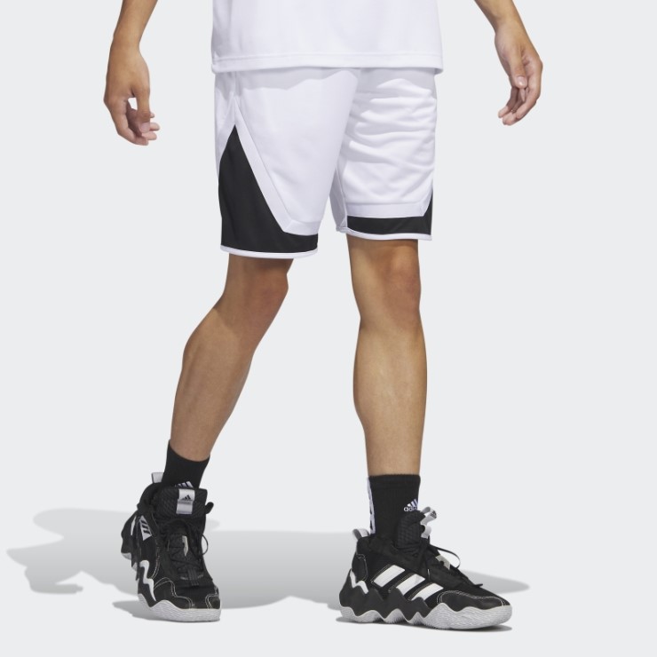 Pantalones Cortos Blancos Adidas Pro Block