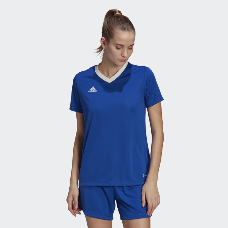 Camiseta Adidas Azul Royal Entrada 22