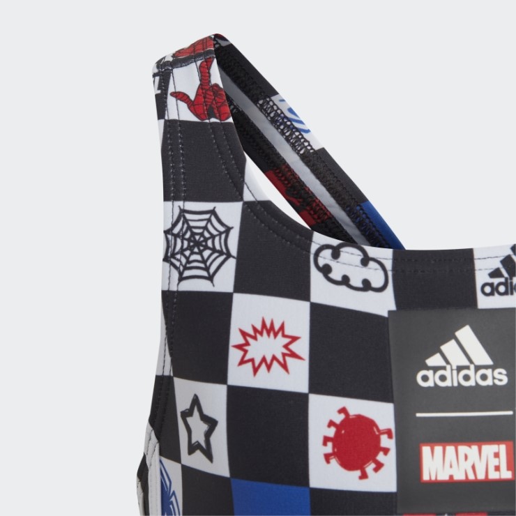 Adidas X Marvel's Spider-man Traje De Baño Moda Blanco