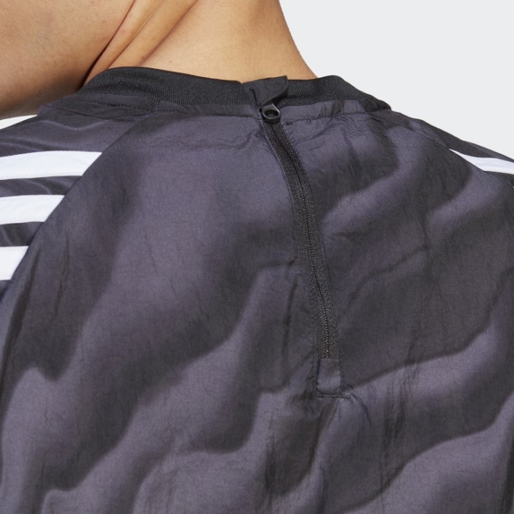 Adidas Sudadera Negra Con Gráfico De Iconos Del Futuro