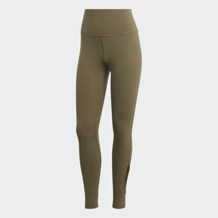 Leggings 7/8 Envueltos En Estudio De Yoga Verde Oliva Adidas