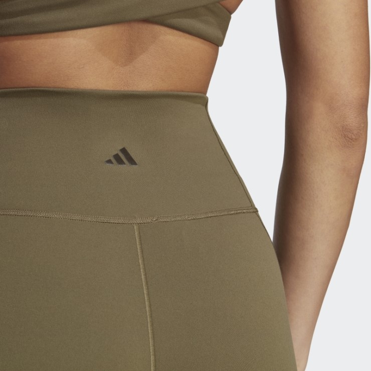 Leggings 7/8 Envueltos En Estudio De Yoga Verde Oliva Adidas