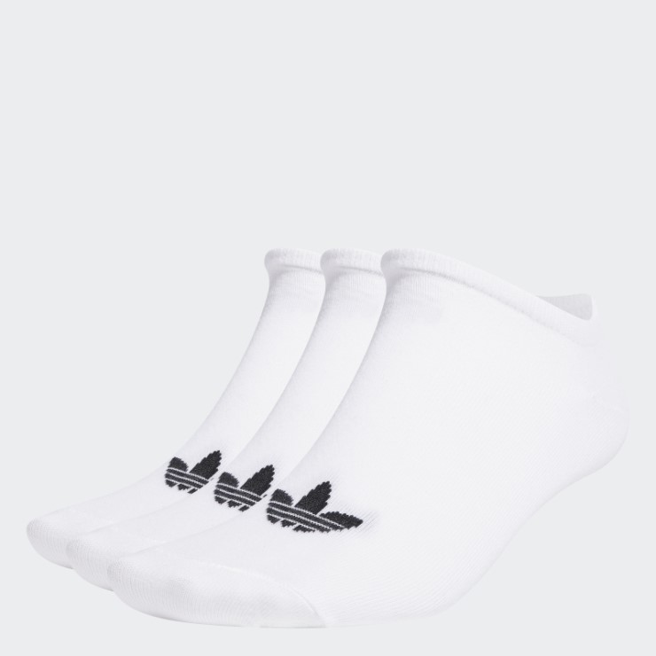 Calcetines Adidas Trefoil Liner Blancos - 3 Pares