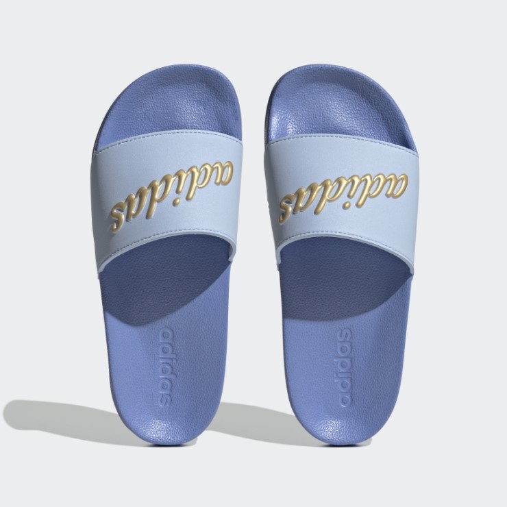 Chanclas De Ducha Adilette Adidas Azul Amanecer