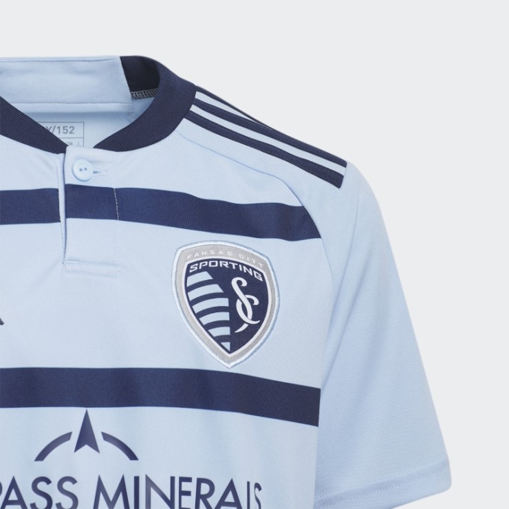 Camiseta Sporting Kansas City 23/24 Primera Equipación Azul Adidas
