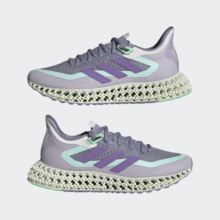 Plata Violeta Adidas 4d Fwd Zapatos De Moda