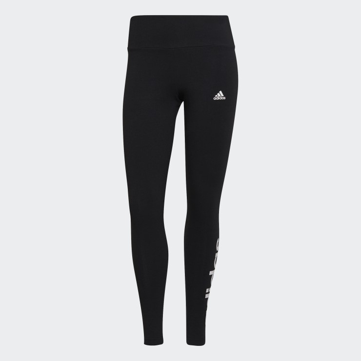 Leggings De Talle Alto Essentials Con Logo Adidas Negro