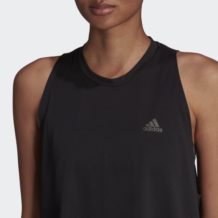 Camiseta Sin Mangas Run Icons Running Adidas Negra