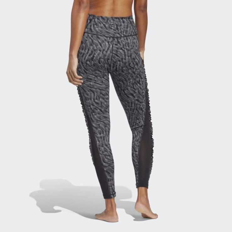 Adidas Yoga Studio Choque Print 7/8 Leggings Negro