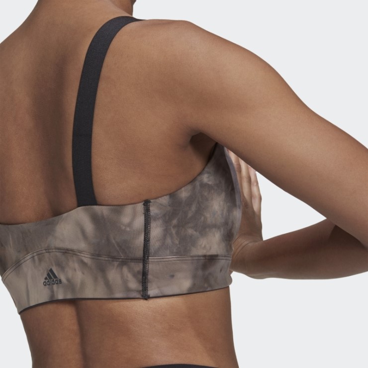 Sujetador Yoga Studio Light-support Earth Adidas Aluminio