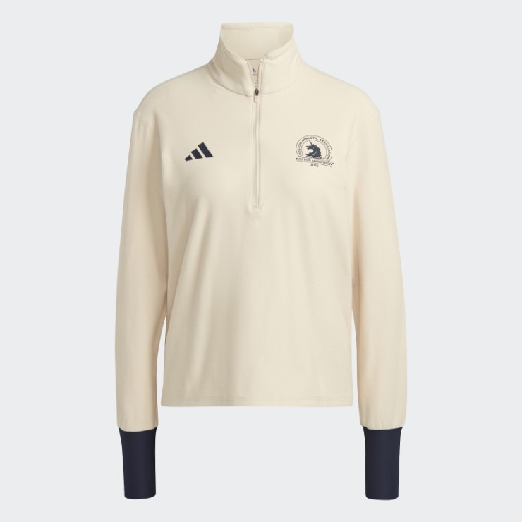 Adidas Boston Marathon 2023 Camiseta De Running Manga Larga Media Cremallera Arena
