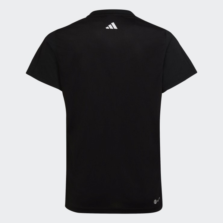 Camiseta Adidas Essentials Aeroready Regular Fit Logo Negro