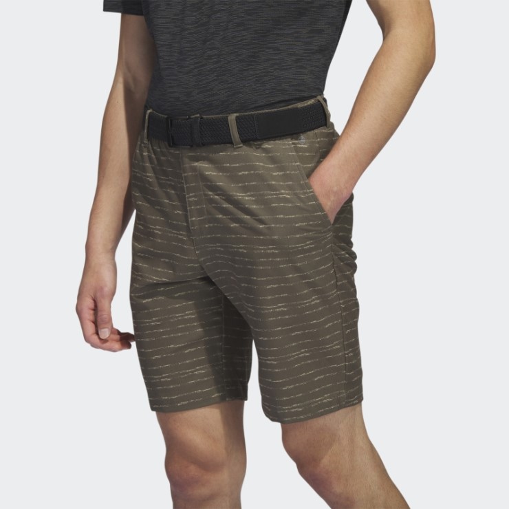 Shorts De Golf Texturizados De 9 Pulgadas Adidas Oliva