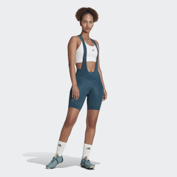 Culotte Con Tirantes De Ciclismo Acolchado The Parley Verde Adidas