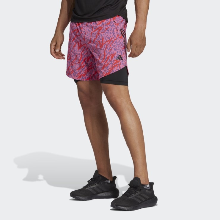 Pantalones Cortos Hiit Con Estampado Animal De La Serie Profesional Diseñados Para Entrenar Seleccionados Por Cody Rigs Por Adidas Multicolor