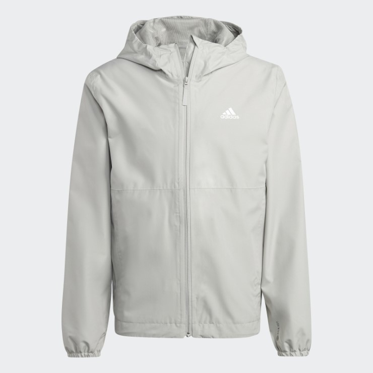 Adidas Chaqueta Gris Metal Essentials Rain.rdy