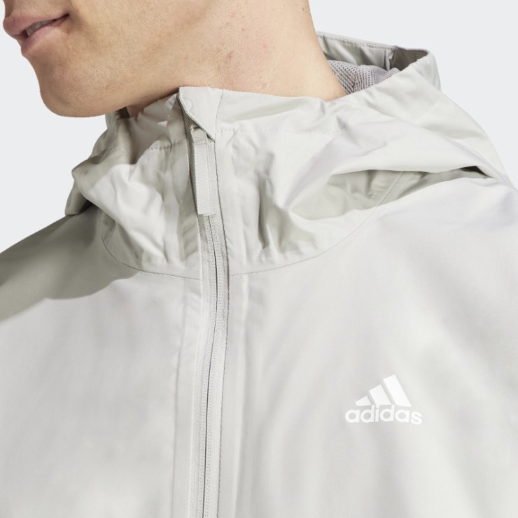 Adidas Chaqueta Gris Metal Essentials Rain.rdy