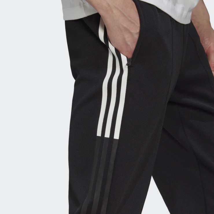 Adidas 3-stripes Cuffed Pants Negro