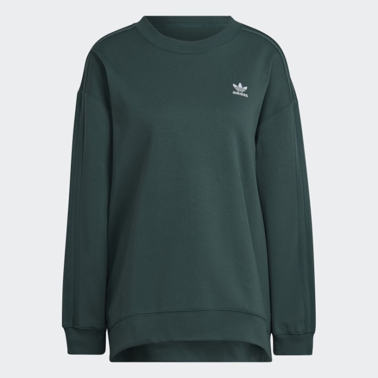 Adidas Sudadera Verde Mineral Con Cordones Siempre Original