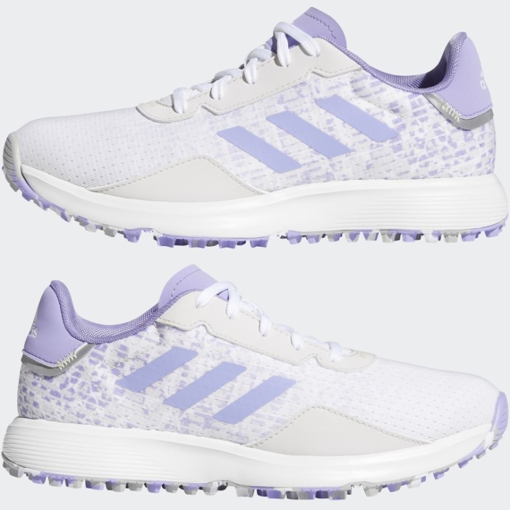 Elegante Gris Adidas Juniors' S2g Zapatos De Golf Sin Clavos