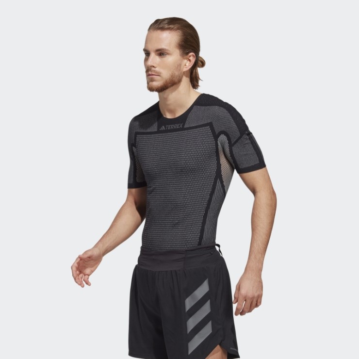 Camiseta Interior De Manga Corta Adidas Terrex Drynamo Negra