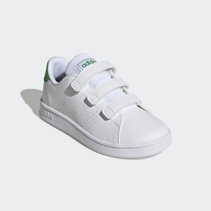 Adidas Advantage Court Lifestyle Calzado Con Velcro Verde