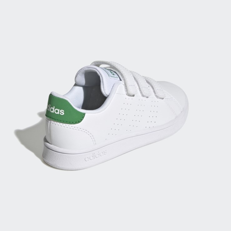 Adidas Advantage Court Lifestyle Calzado Con Velcro Verde