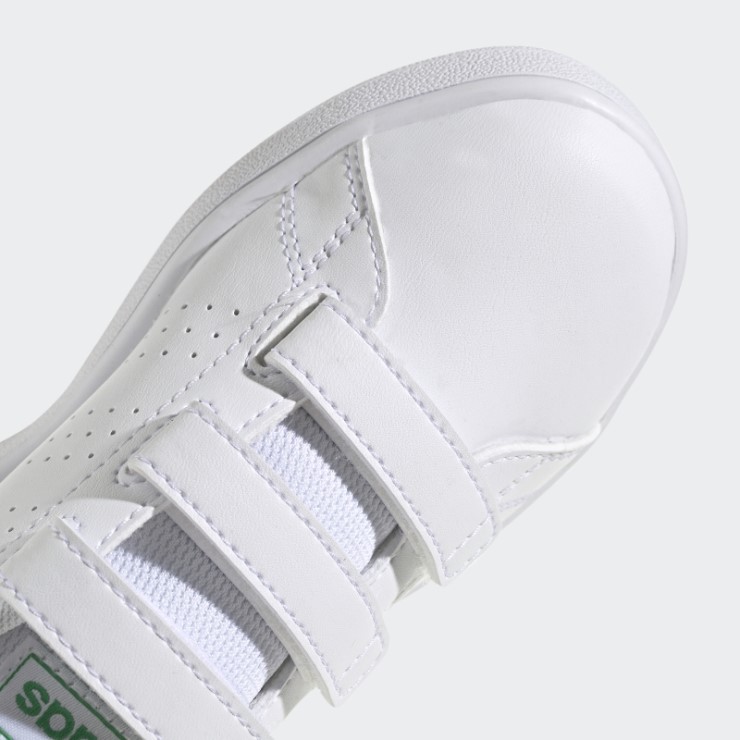 Adidas Advantage Court Lifestyle Calzado Con Velcro Verde