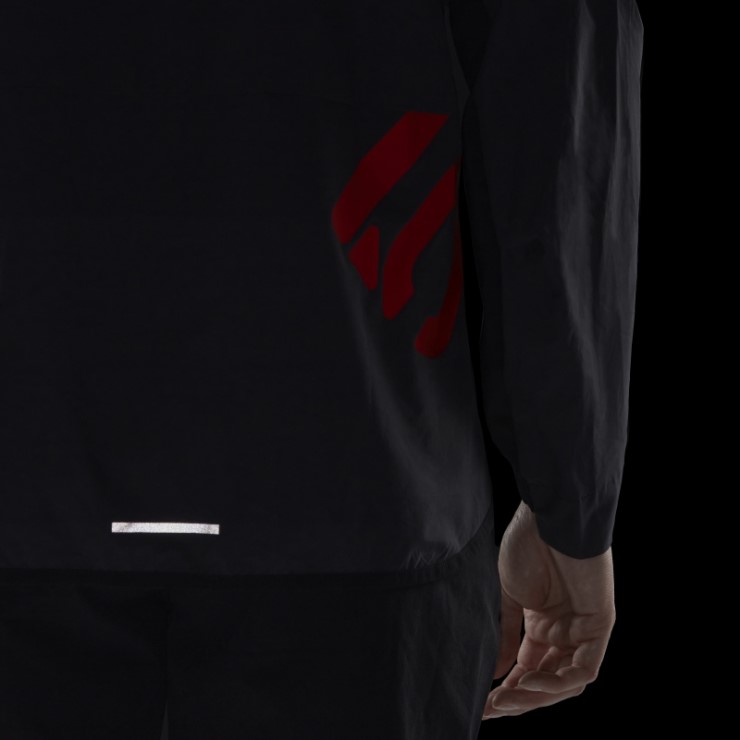 Chaqueta Cortavientos Adidas Five Ten Negra