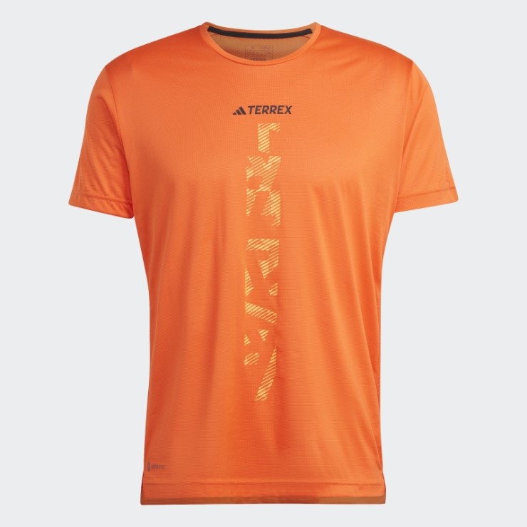 Camiseta Terrex Agravic Trail Running Naranja Adidas