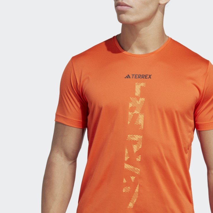 Camiseta Terrex Agravic Trail Running Naranja Adidas