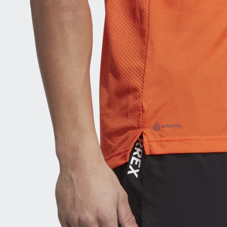 Camiseta Terrex Agravic Trail Running Naranja Adidas