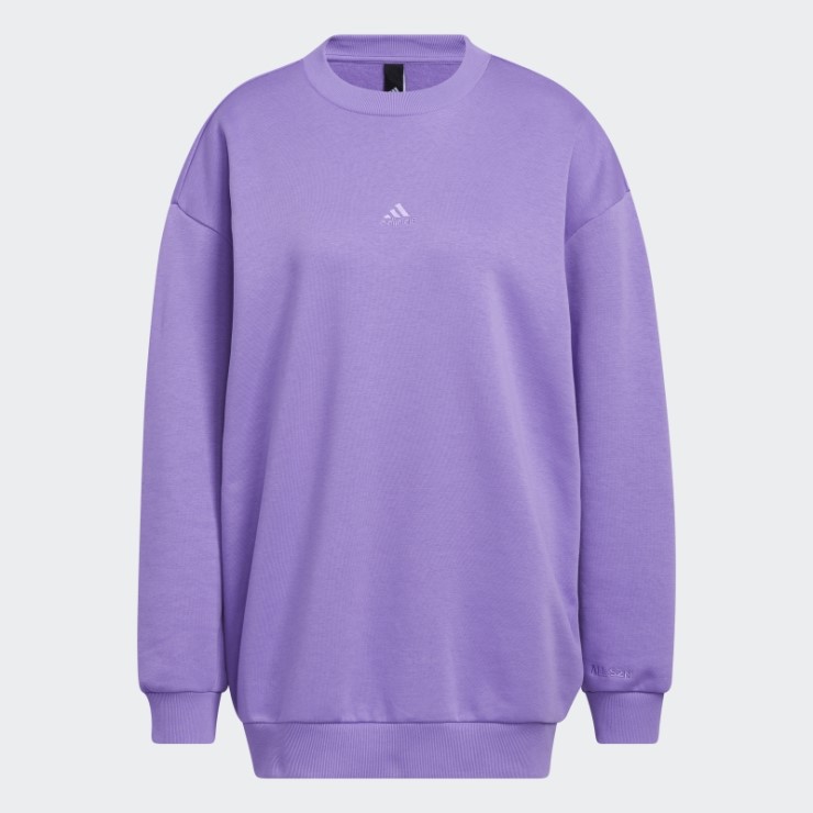 Pantalon Ancho Adidas All Szn Fleece Violeta