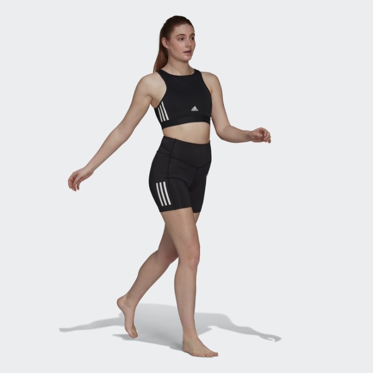 Sujetador De Entrenamiento De Sujeción Ligera Hyperglam AeroReady Negro Adidas