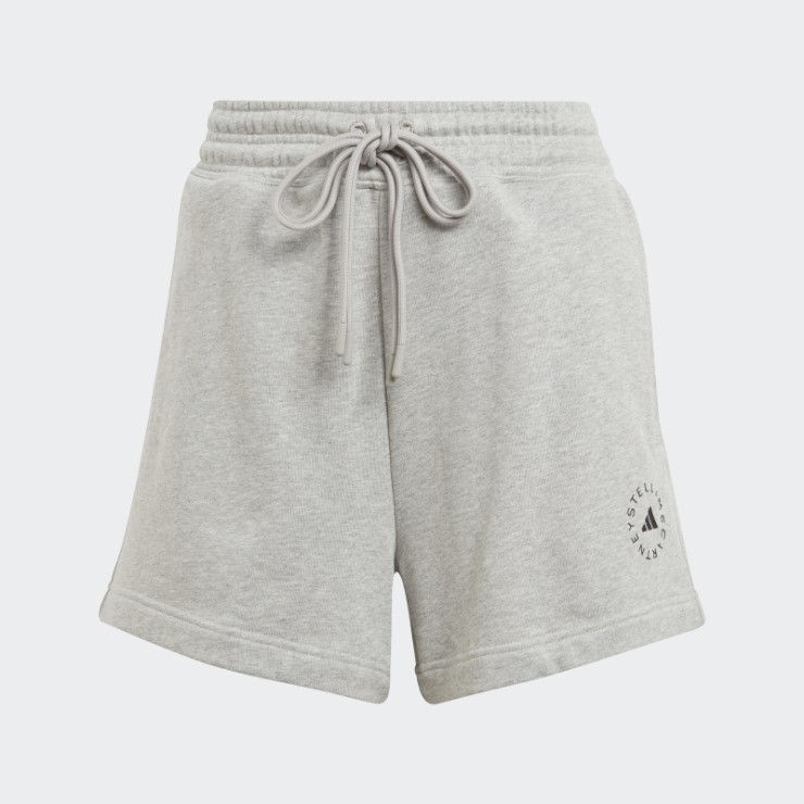 Adidas By Stella Mccartney Truecasuals Terry Short Gris Medio Moda